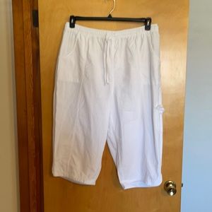 Karen Scott capri - white 2X